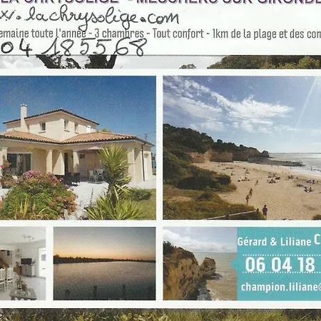 Maison Royan La Chrysolige Сasa de vacaciones Meschers-sur-Gironde